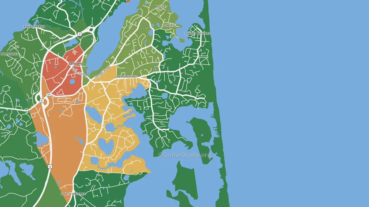 02643, MA Map of Drug-Related Crime Rates