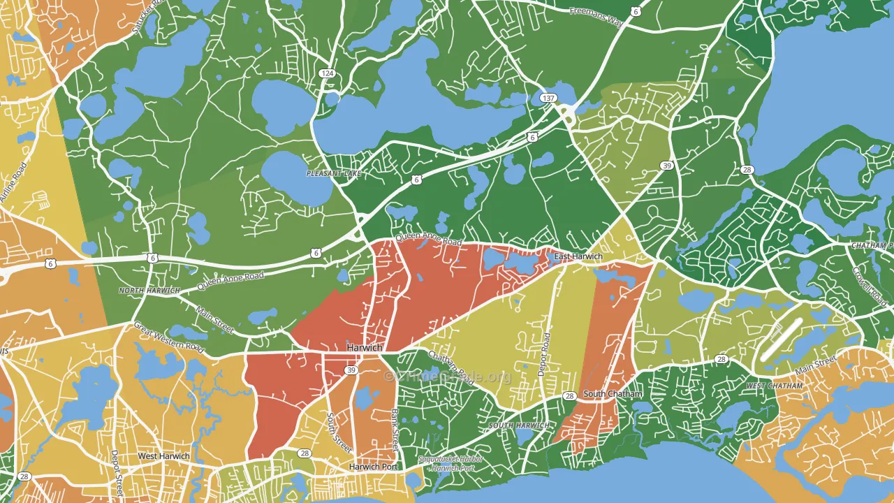 02645, MA Map of Drug-Related Crime Rates