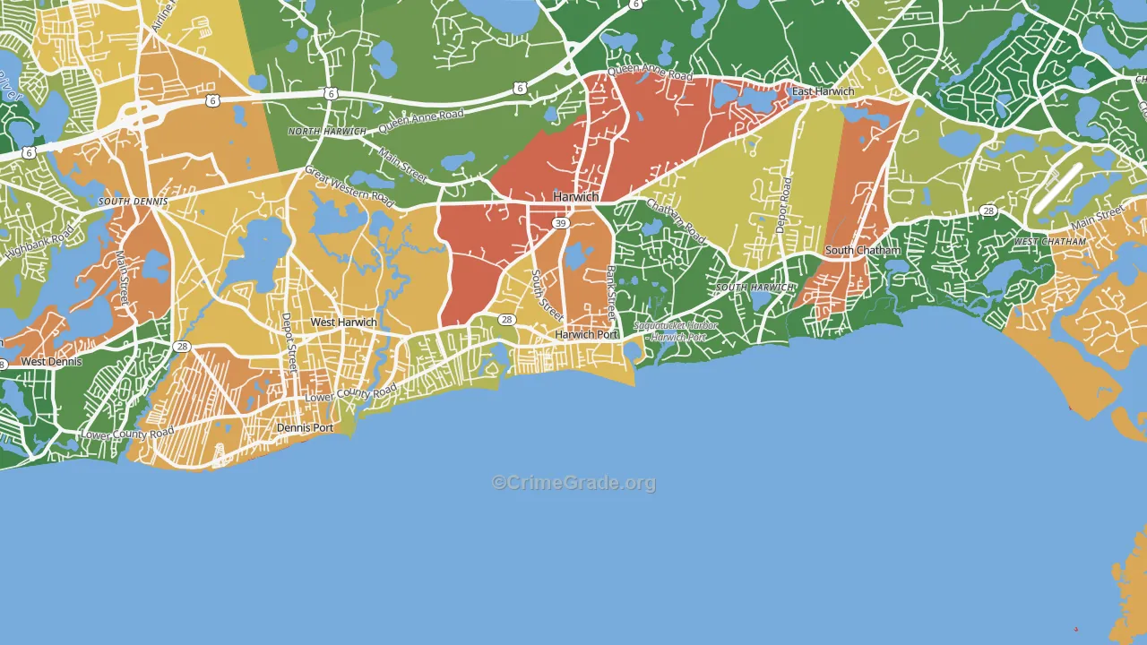 02646, MA Map of Drug-Related Crime Rates