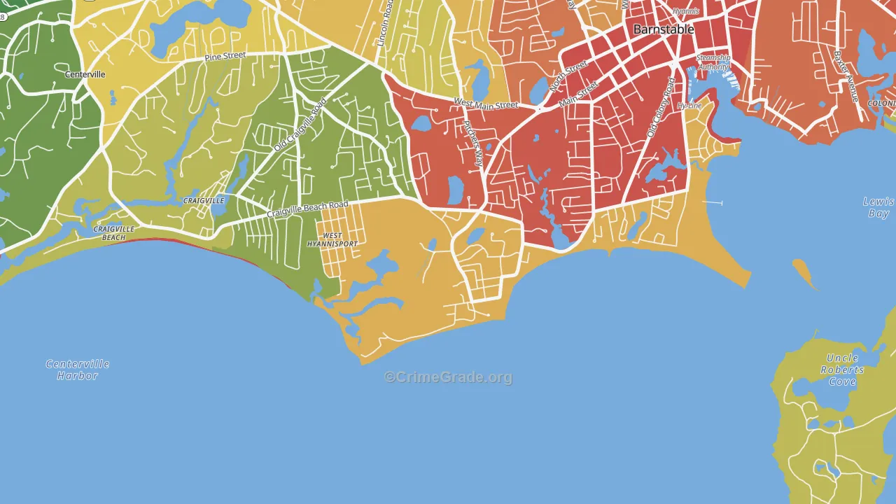02647, MA Map of Drug-Related Crime Rates