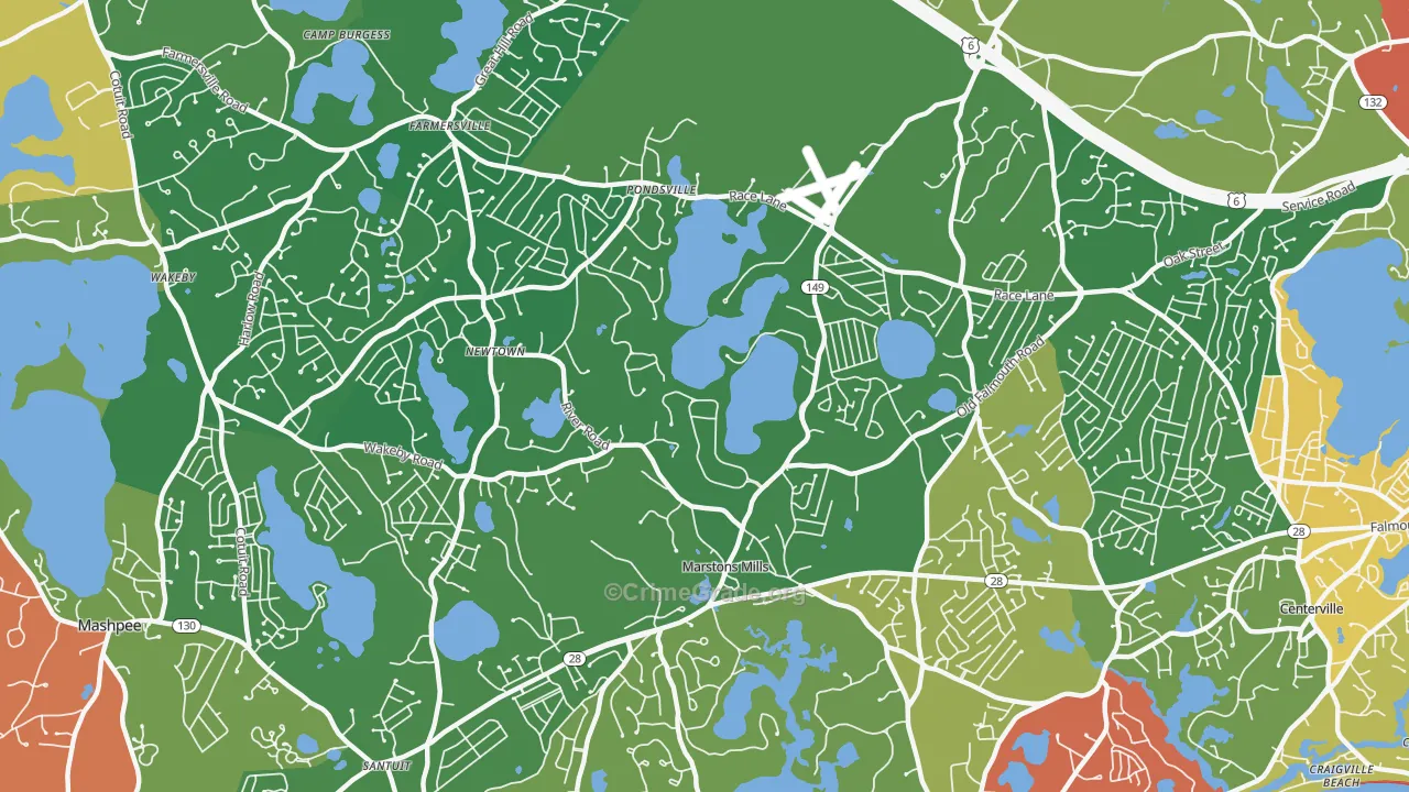 02648, MA Map of Drug-Related Crime Rates