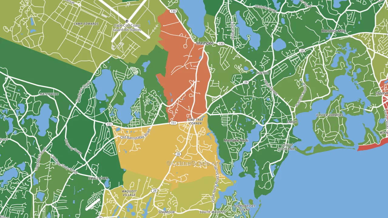 02649, MA Map of Drug-Related Crime Rates