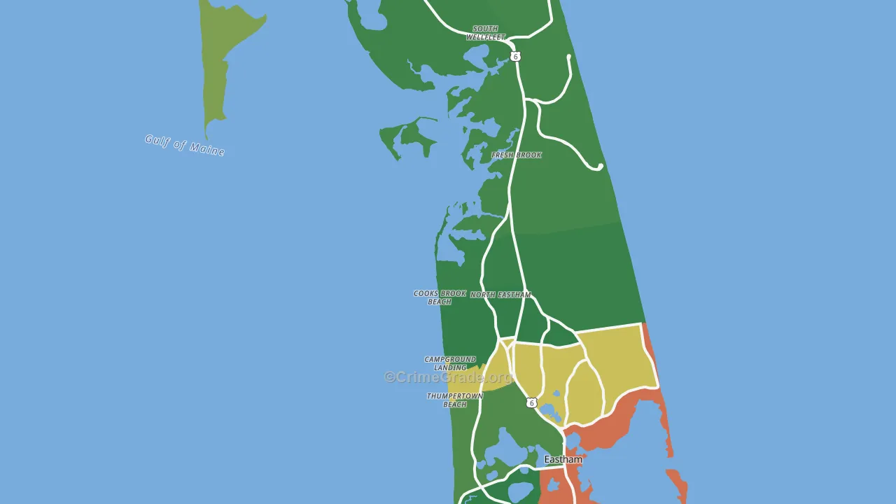 02651, MA Map of Drug-Related Crime Rates
