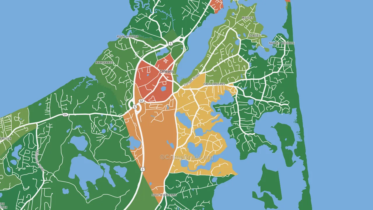 02653, MA Map of Drug-Related Crime Rates