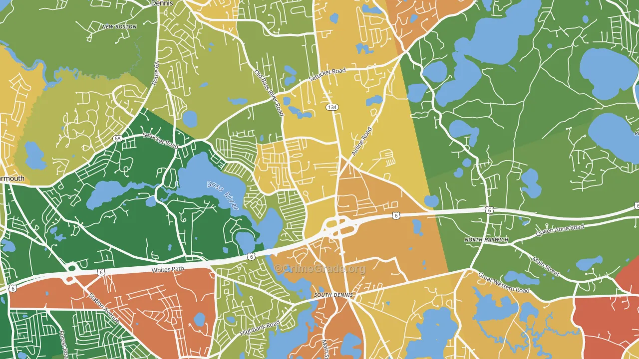 02660, MA Map of Drug-Related Crime Rates