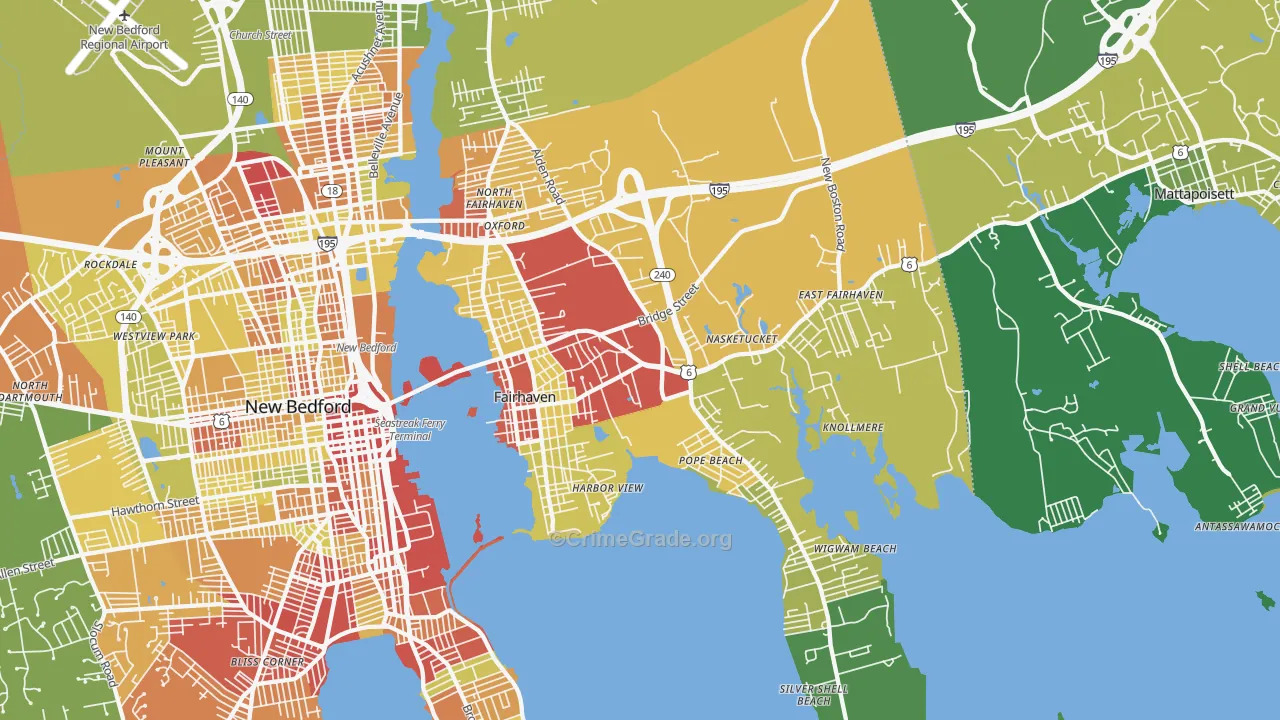 02719, MA Map of Drug-Related Crime Rates