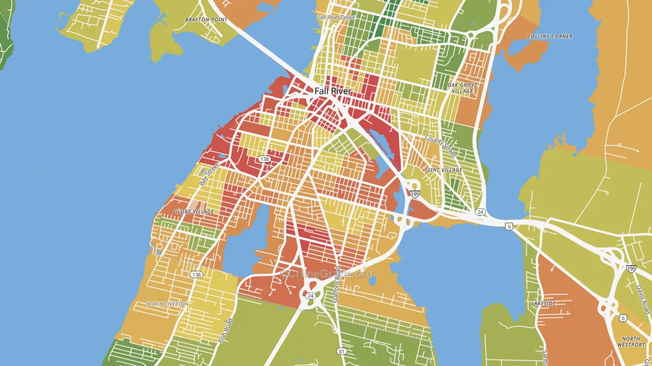 02721, MA Map of Drug-Related Crime Rates