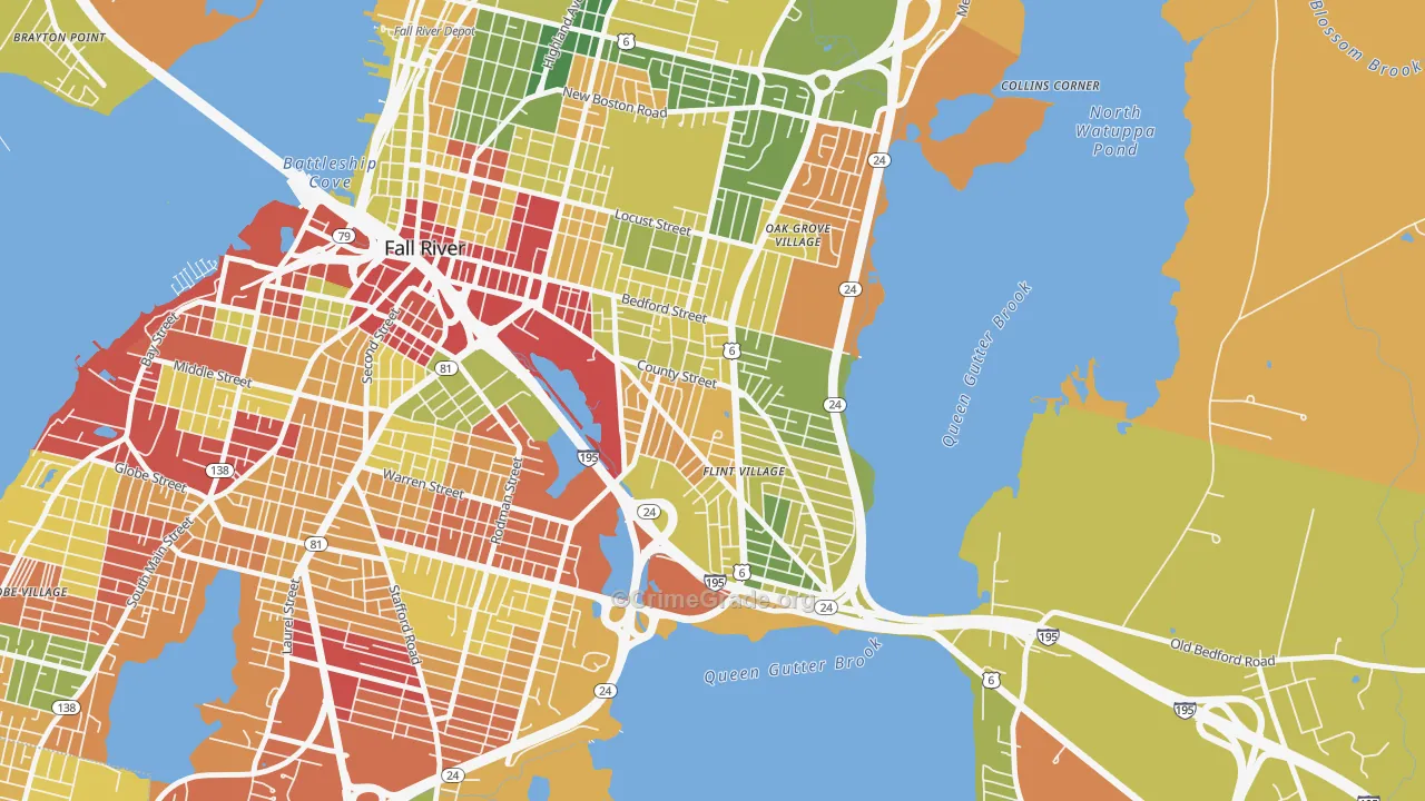 02723, MA Map of Drug-Related Crime Rates