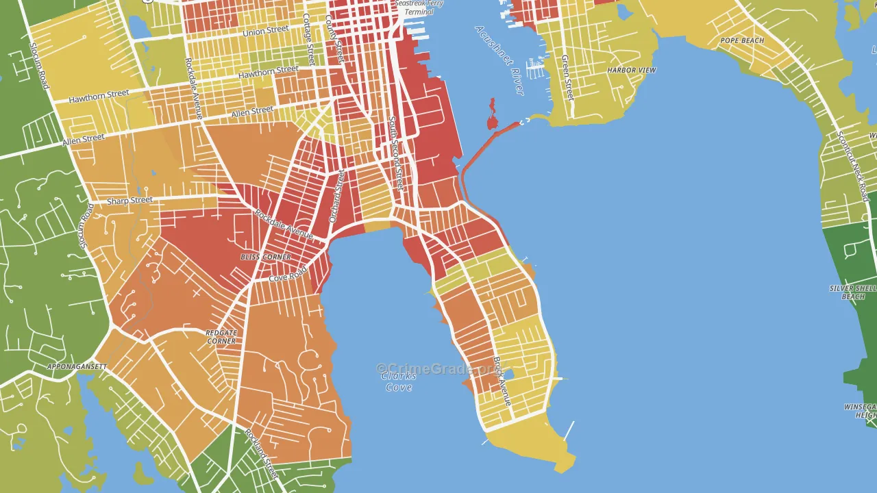 02744, MA Map of Drug-Related Crime Rates