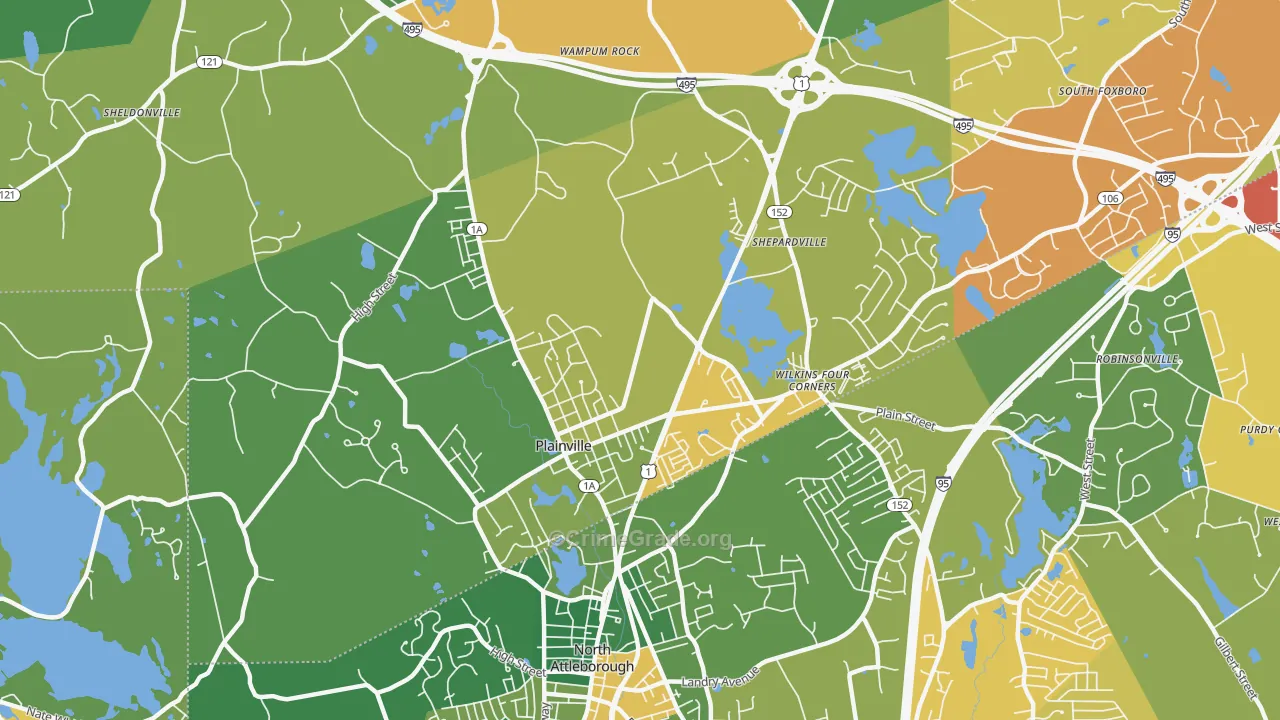 02762, MA Map of Drug-Related Crime Rates