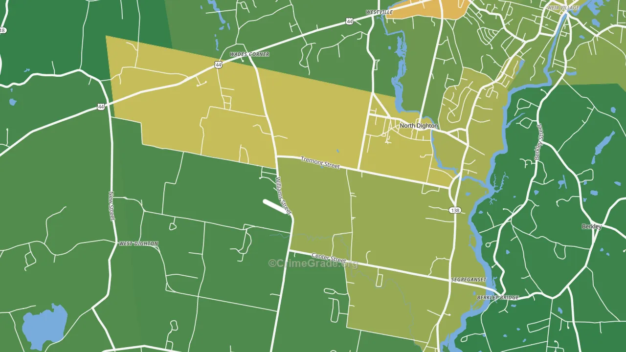 02764, MA Map of Drug-Related Crime Rates
