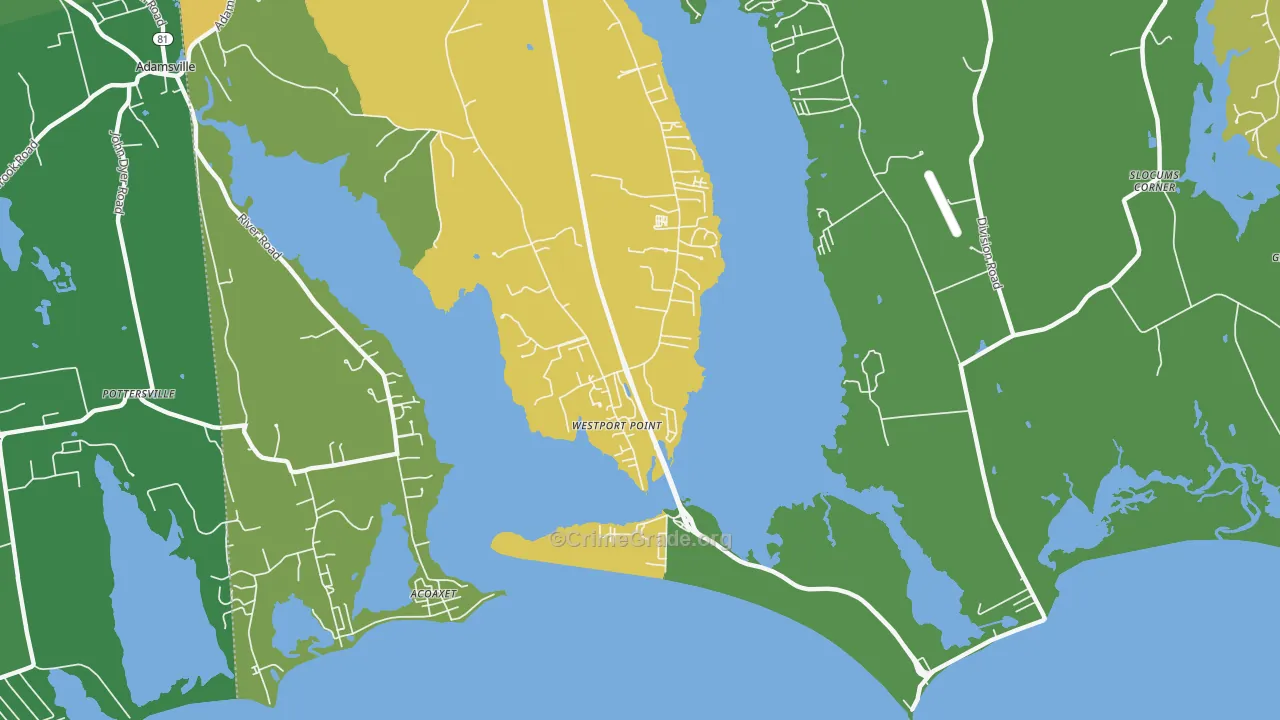 02791, MA Map of Drug-Related Crime Rates