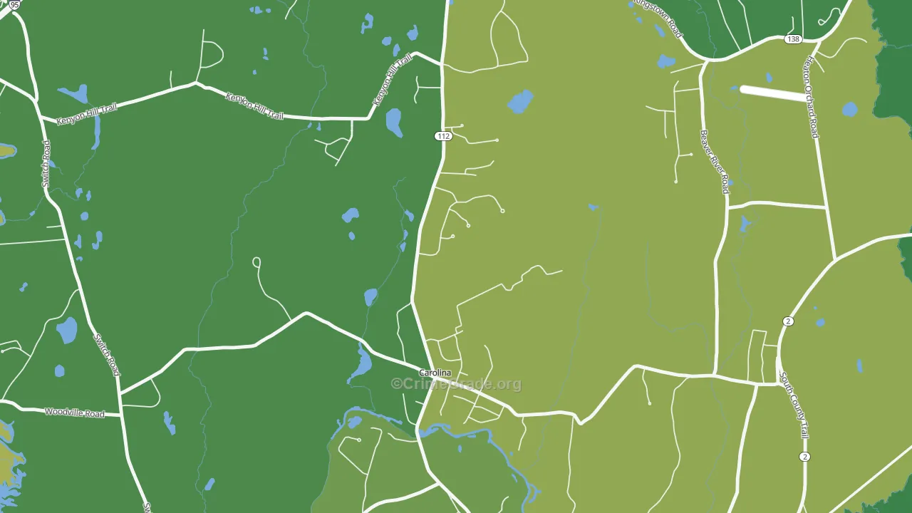 02812, RI Map of Drug-Related Crime Rates