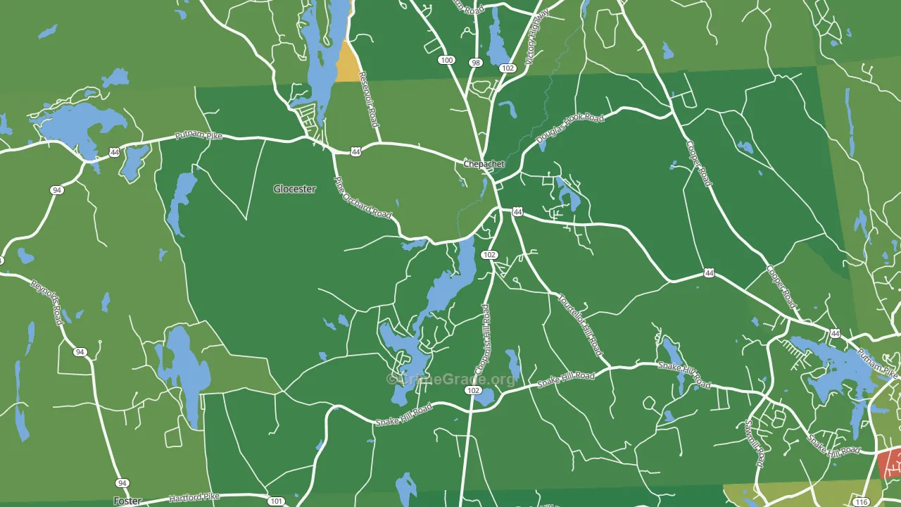 02814, RI Map of Drug-Related Crime Rates