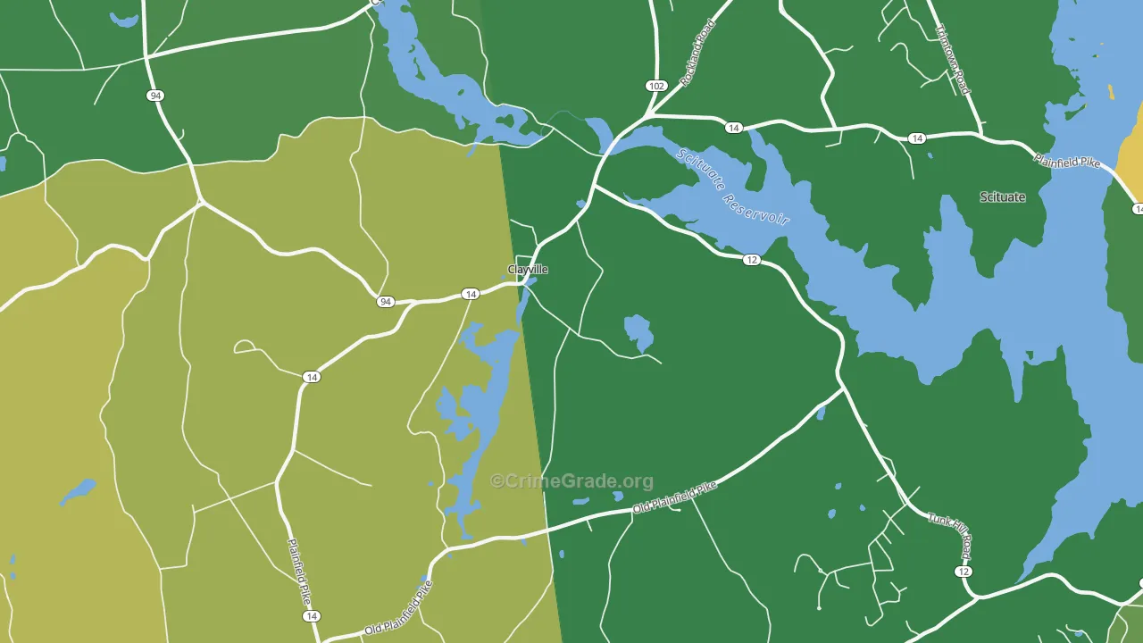 02815, RI Map of Drug-Related Crime Rates