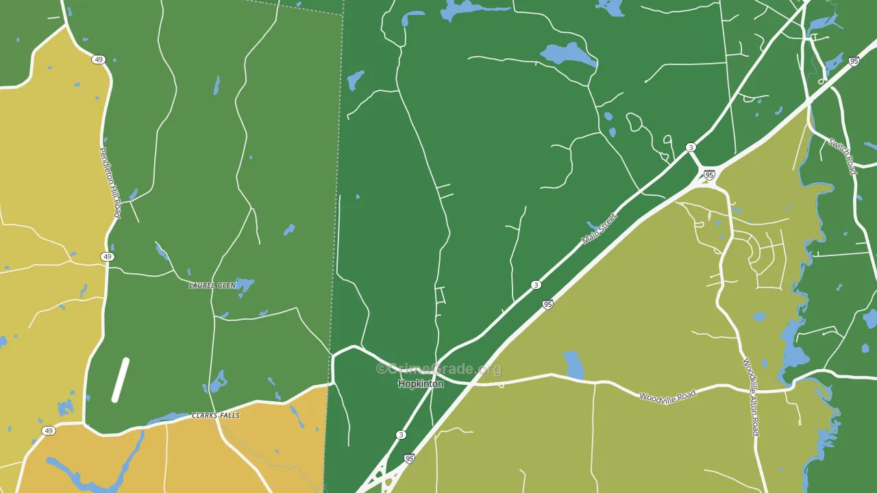 02833, RI Map of Drug-Related Crime Rates