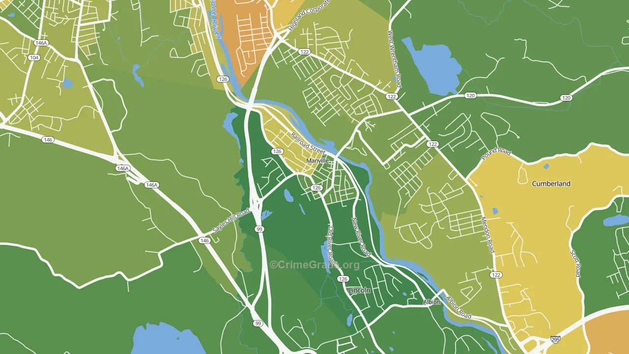 02838, RI Map of Drug-Related Crime Rates