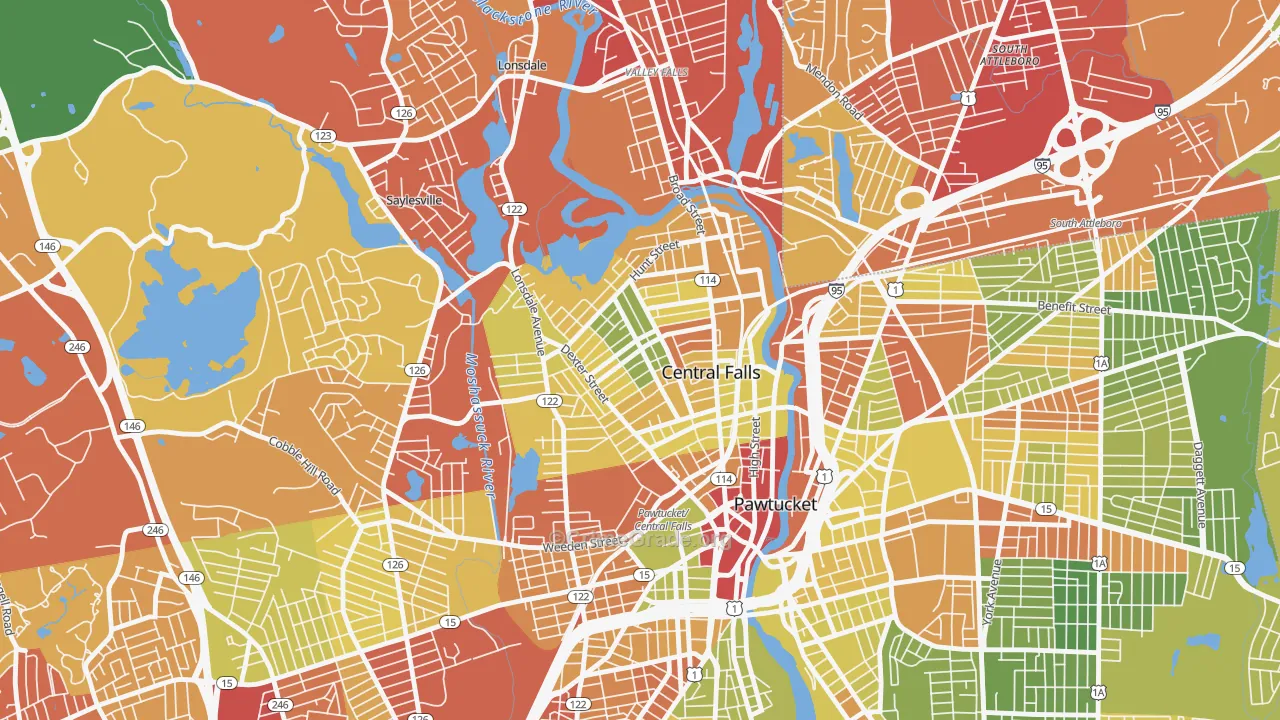 02863, RI Map of Drug-Related Crime Rates