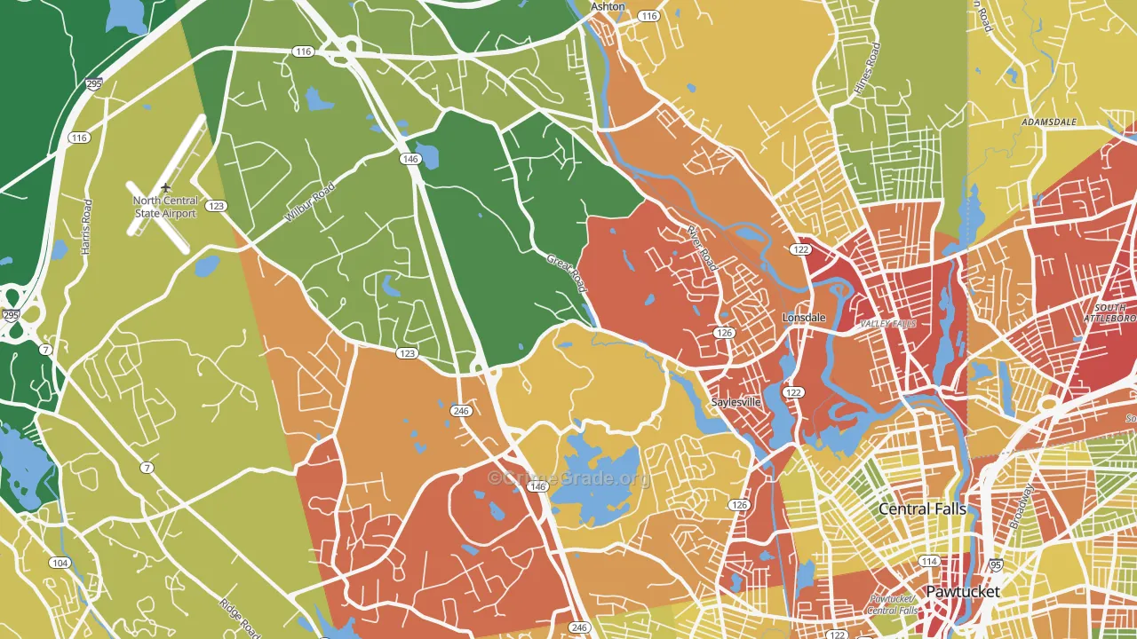 02865, RI Map of Drug-Related Crime Rates