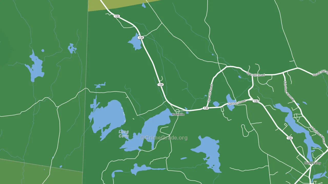 02873, RI Map of Drug-Related Crime Rates