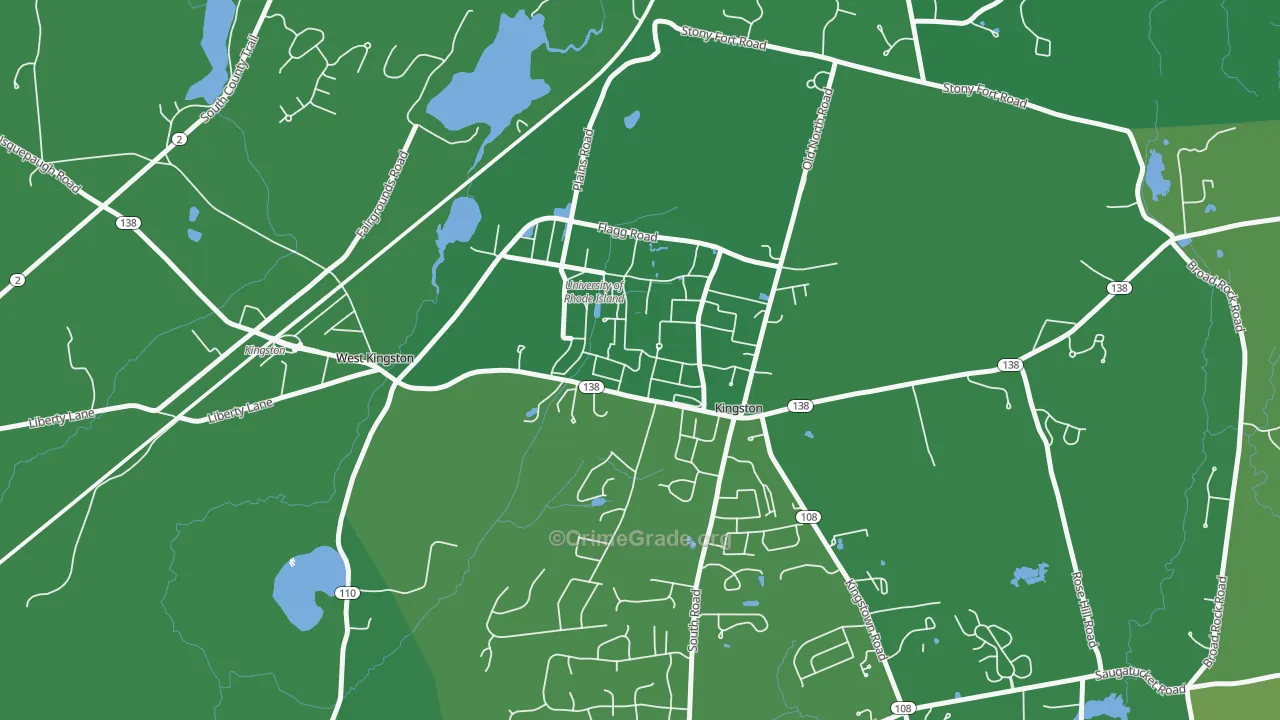 02881, RI Map of Drug-Related Crime Rates