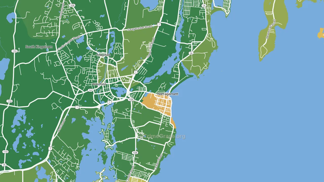 02882, RI Map of Drug-Related Crime Rates