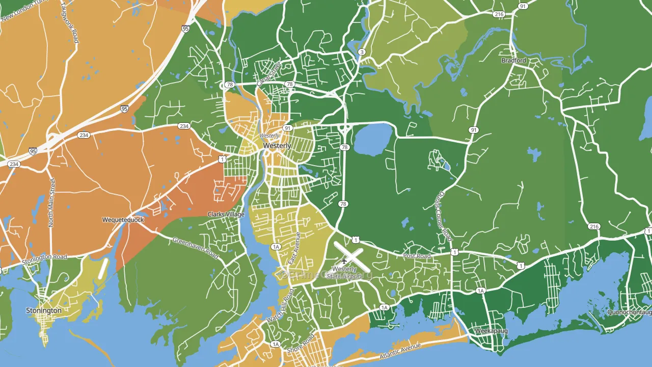 02891, RI Map of Drug-Related Crime Rates