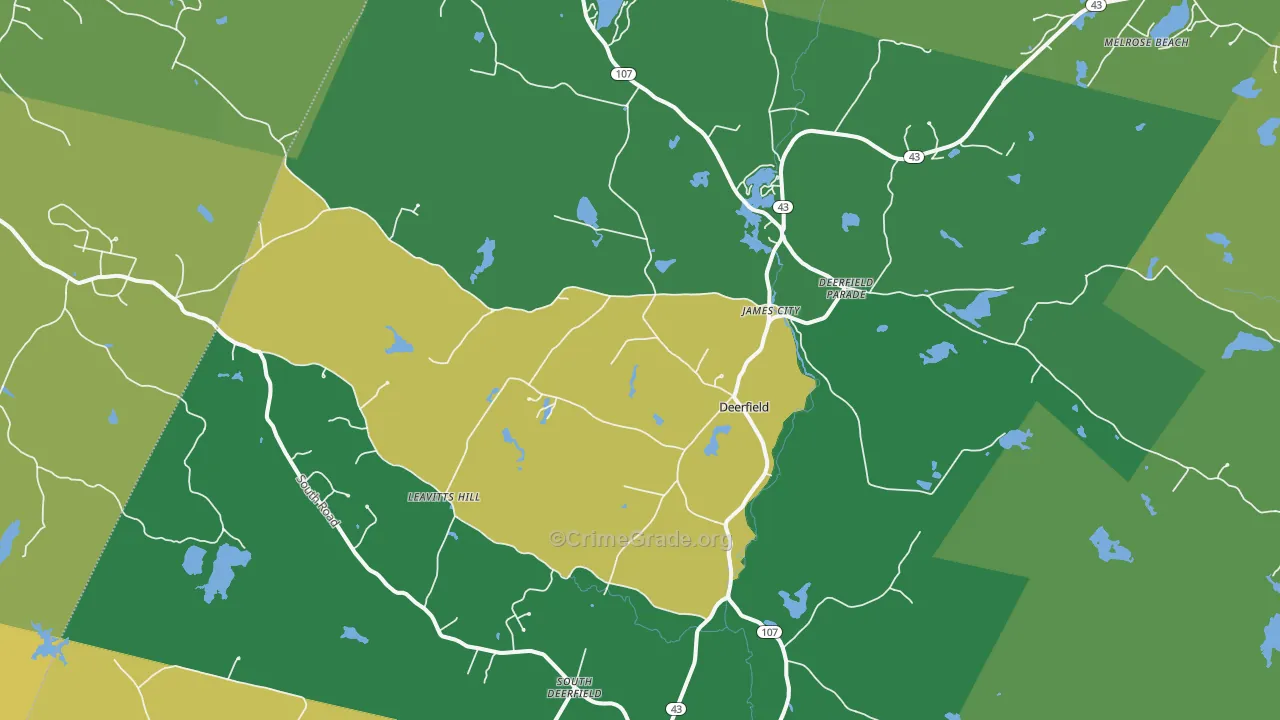 03037, NH Map of Drug-Related Crime Rates