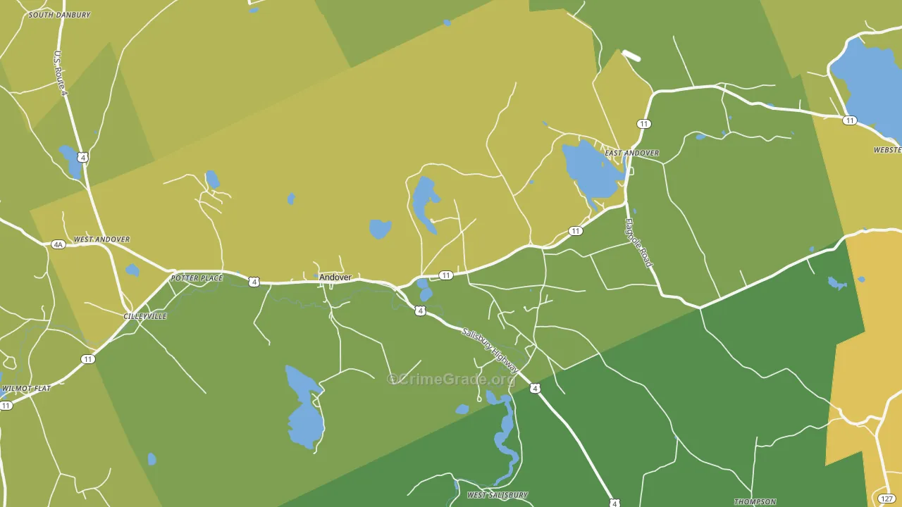 03216, NH Map of Drug-Related Crime Rates