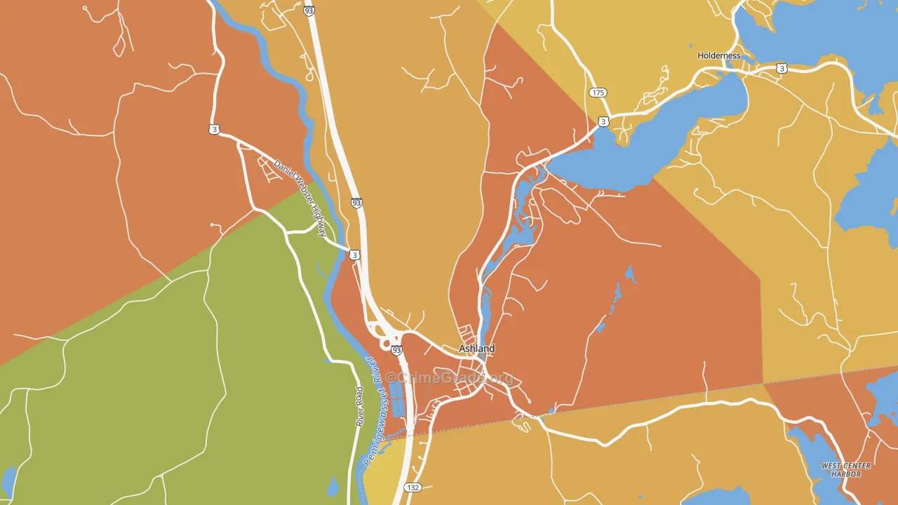 03217, NH Map of Drug-Related Crime Rates