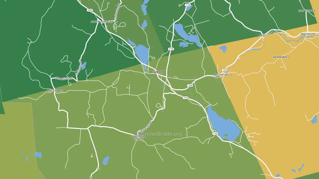 03221, NH Map of Drug-Related Crime Rates