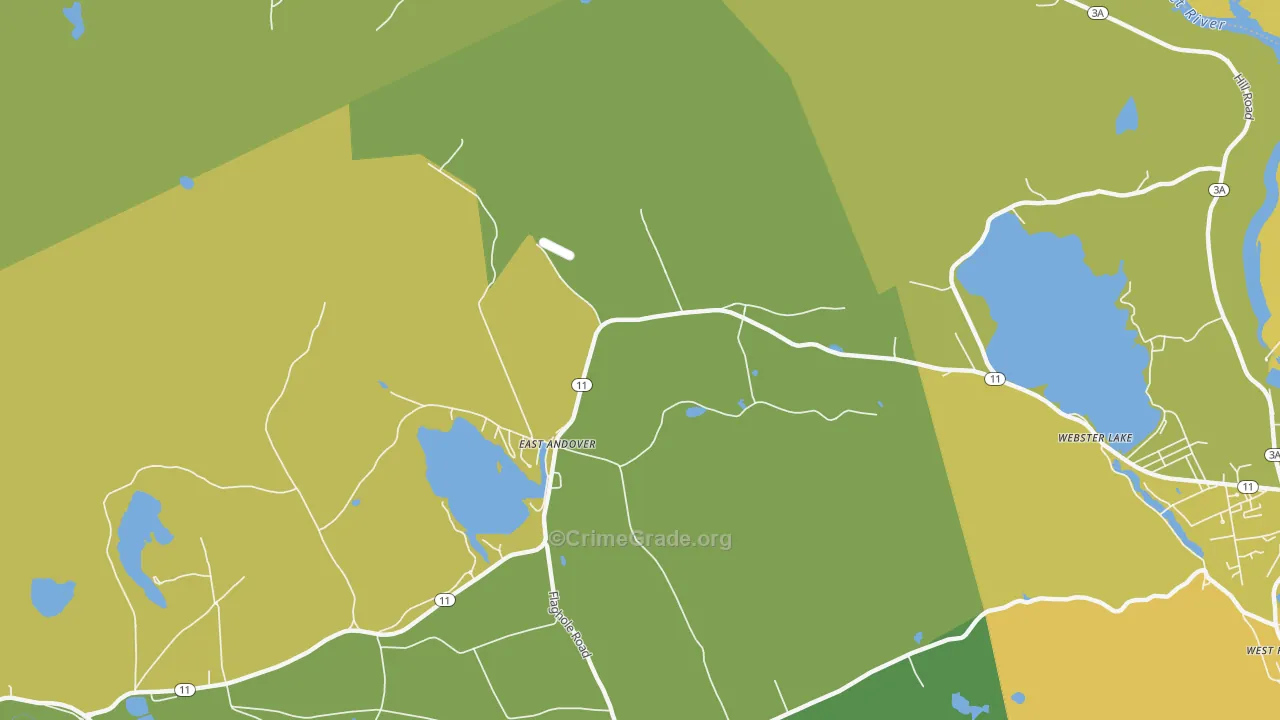 03231, NH Map of Drug-Related Crime Rates
