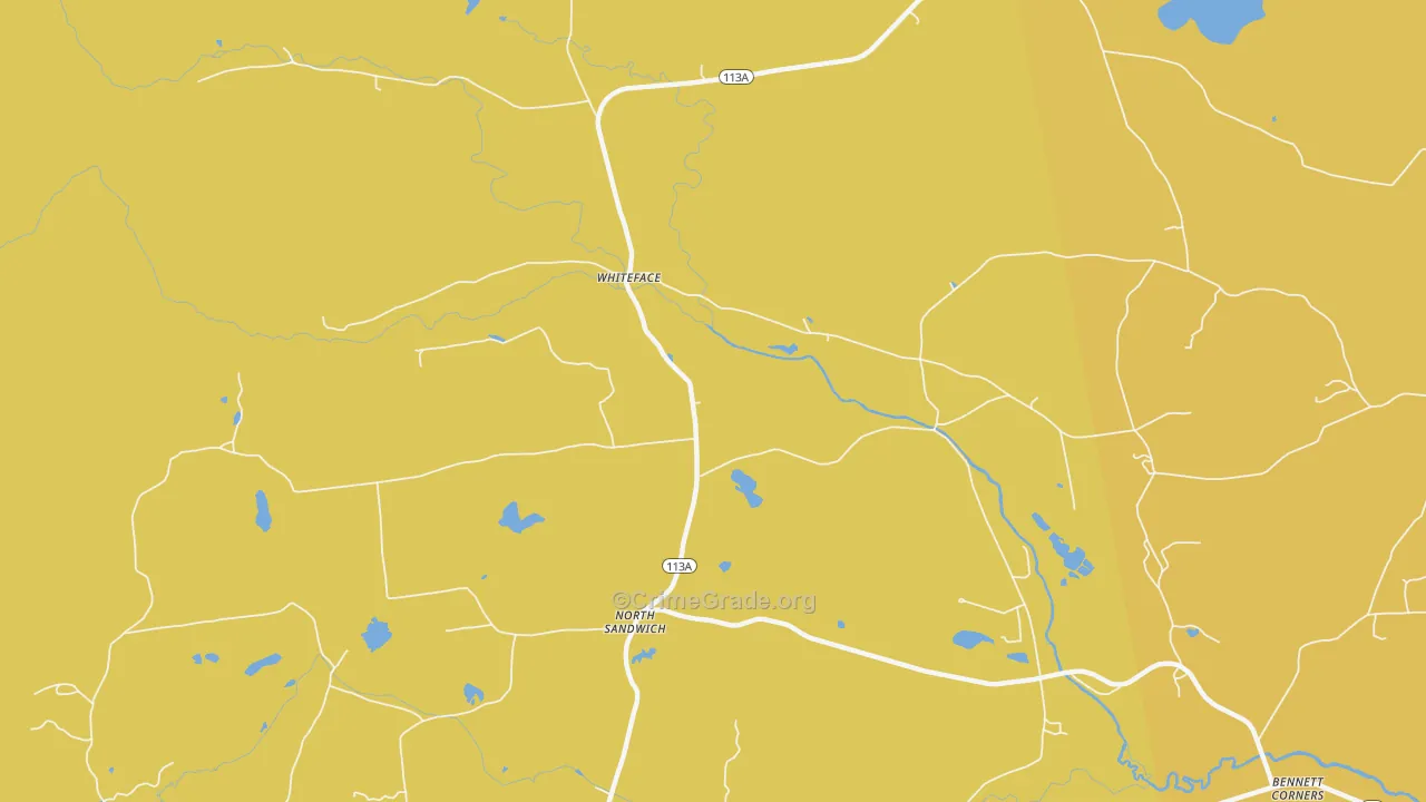 03259, NH Map of Drug-Related Crime Rates