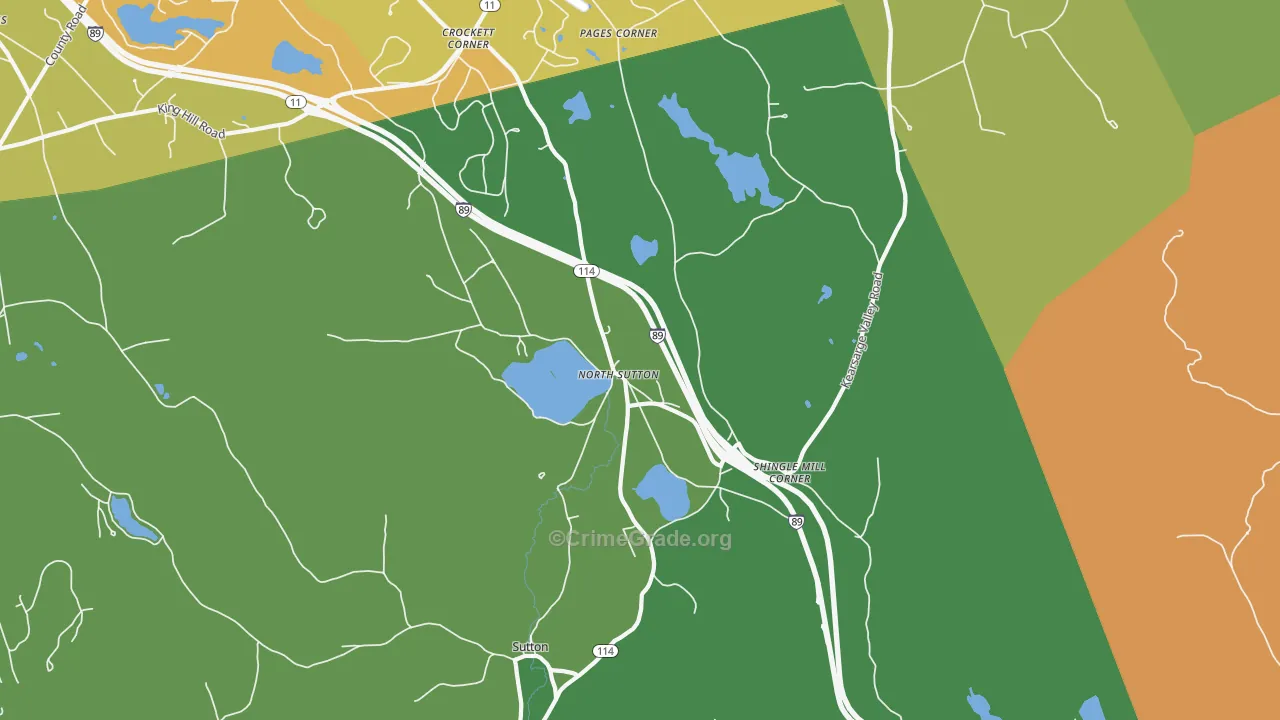 03260, NH Map of Drug-Related Crime Rates