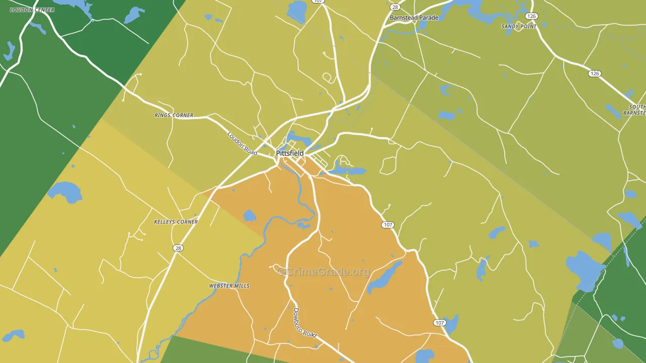 03263, NH Map of Drug-Related Crime Rates