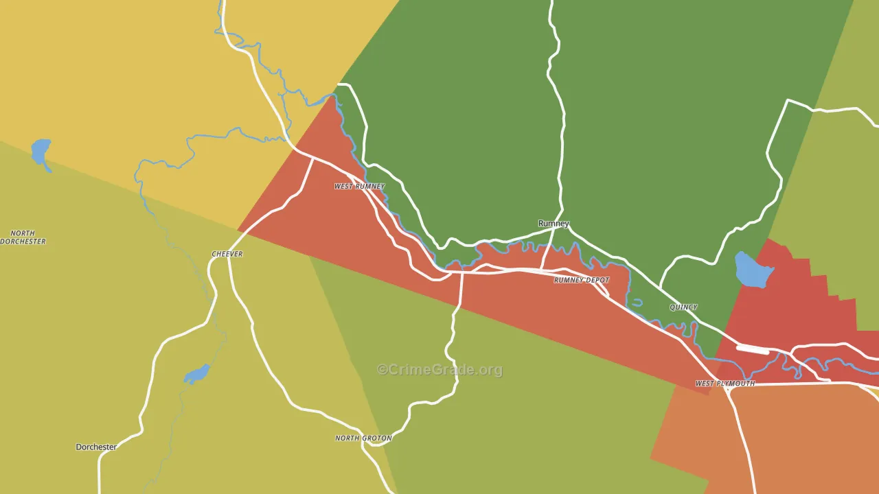 03266, NH Map of Drug-Related Crime Rates