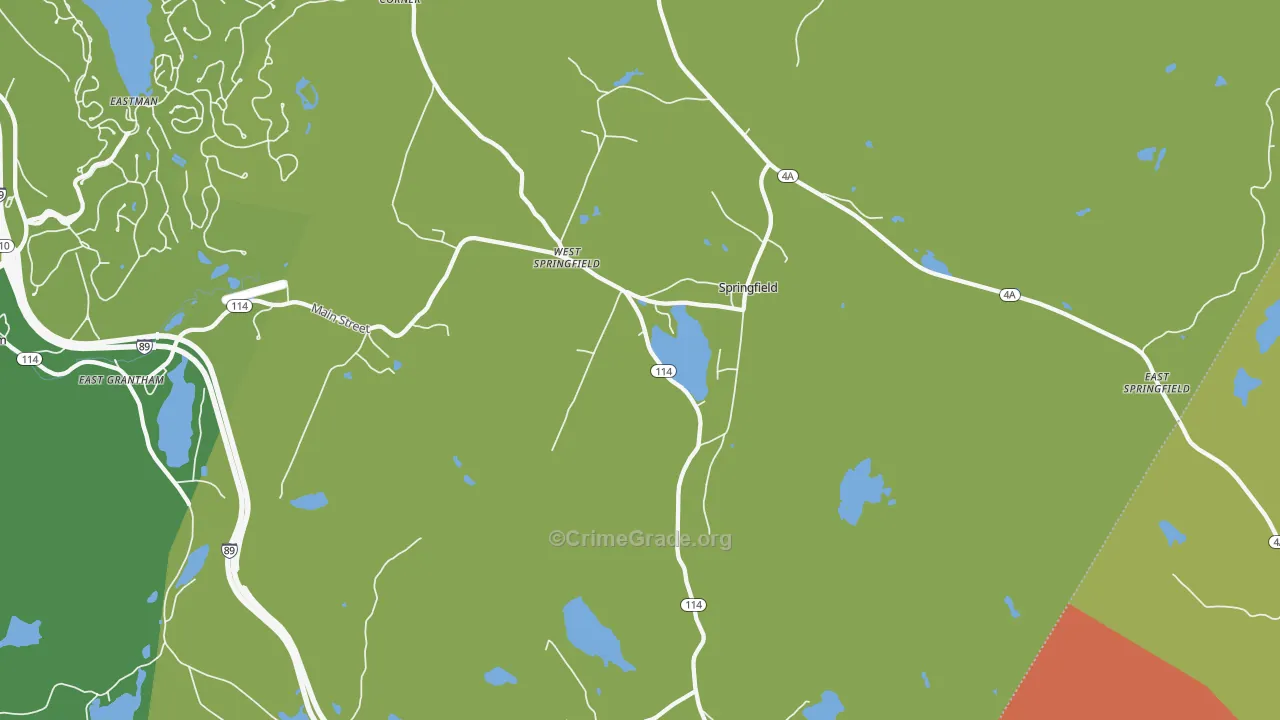 03284, NH Map of Drug-Related Crime Rates