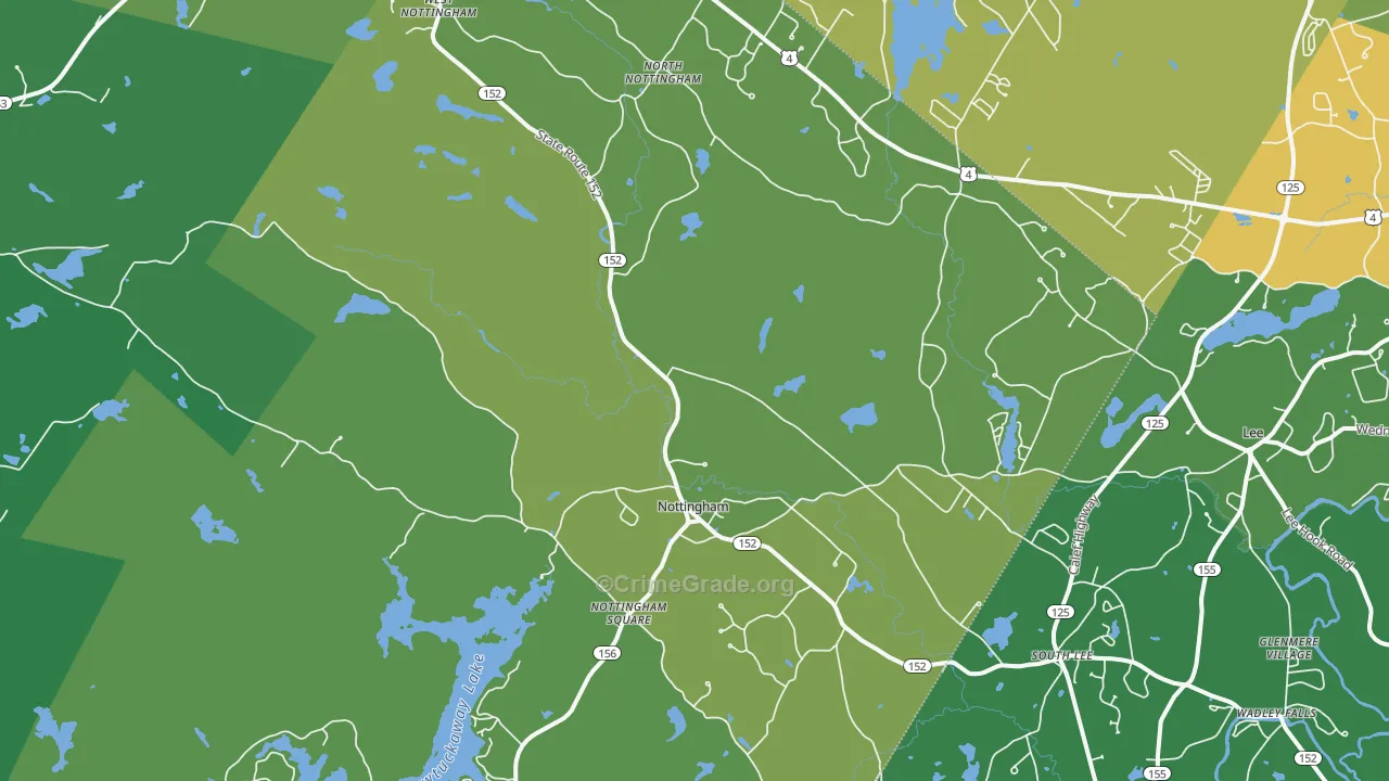 03290, NH Map of Drug-Related Crime Rates