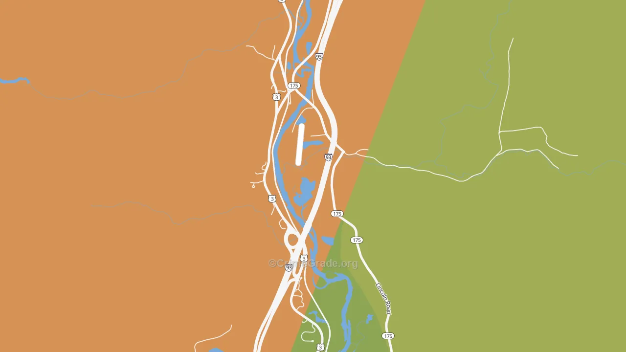 03293, NH Map of Drug-Related Crime Rates