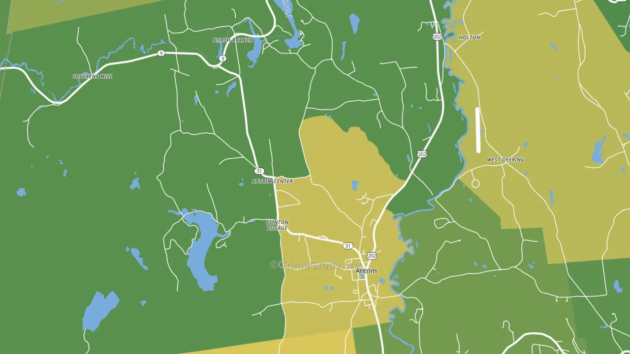 03440, NH Map of Drug-Related Crime Rates