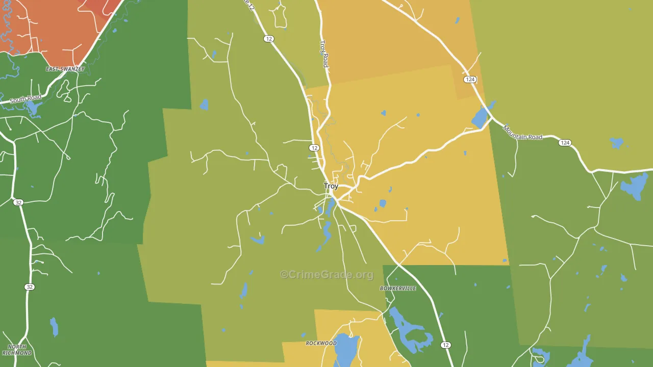 03465, NH Map of Drug-Related Crime Rates
