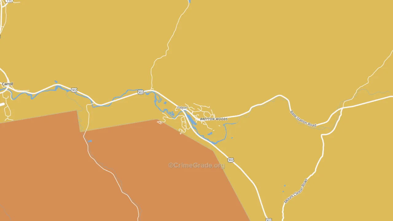 03575, NH Map of Drug-Related Crime Rates