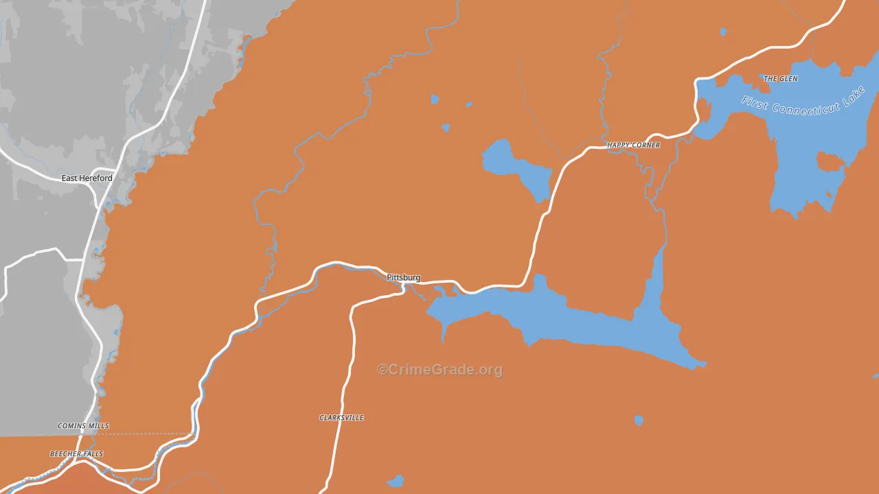 03592, NH Map of Drug-Related Crime Rates