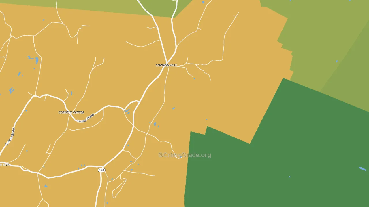03746, NH Map of Drug-Related Crime Rates