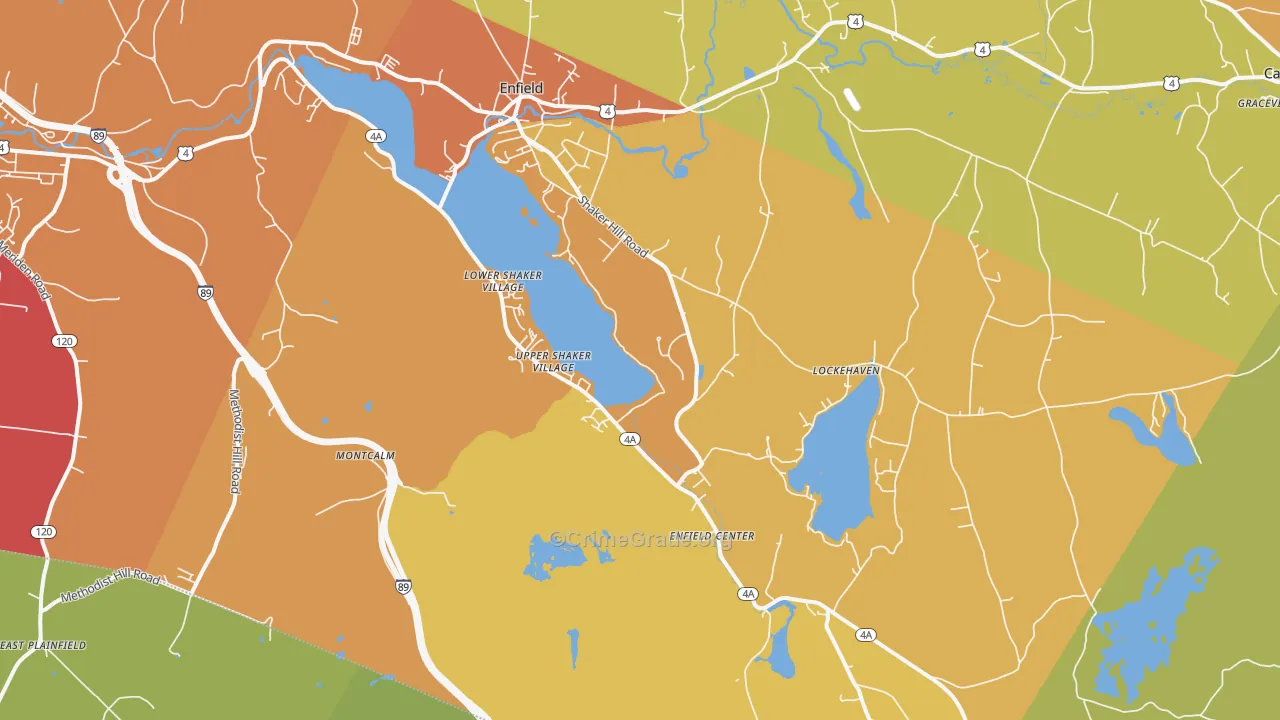 03748, NH Map of Drug-Related Crime Rates
