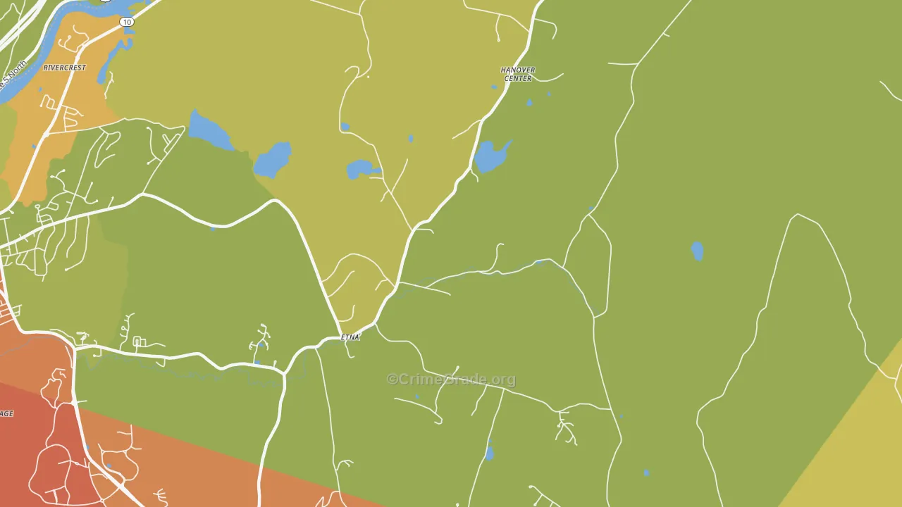 03750, NH Map of Drug-Related Crime Rates