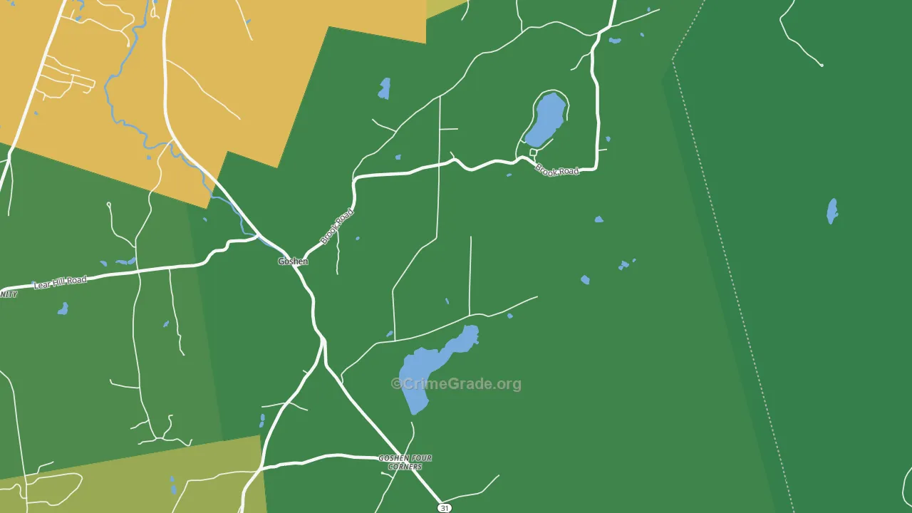03752, NH Map of Drug-Related Crime Rates