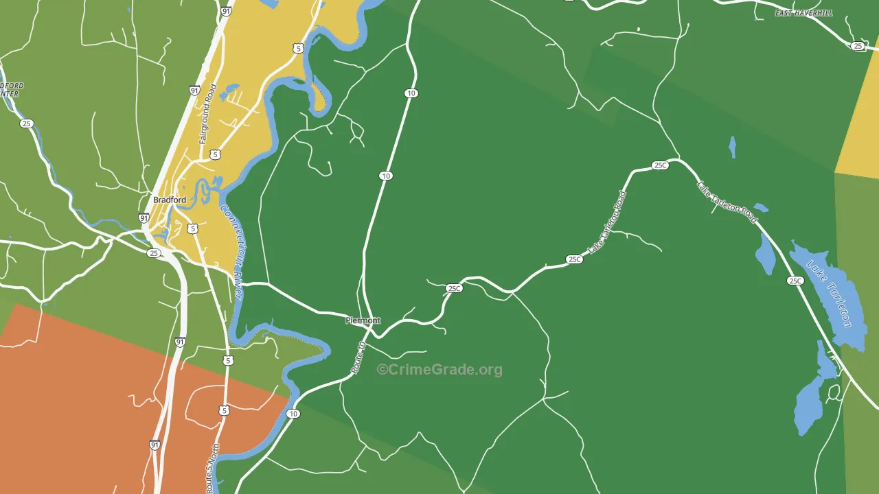 03779, NH Map of Drug-Related Crime Rates
