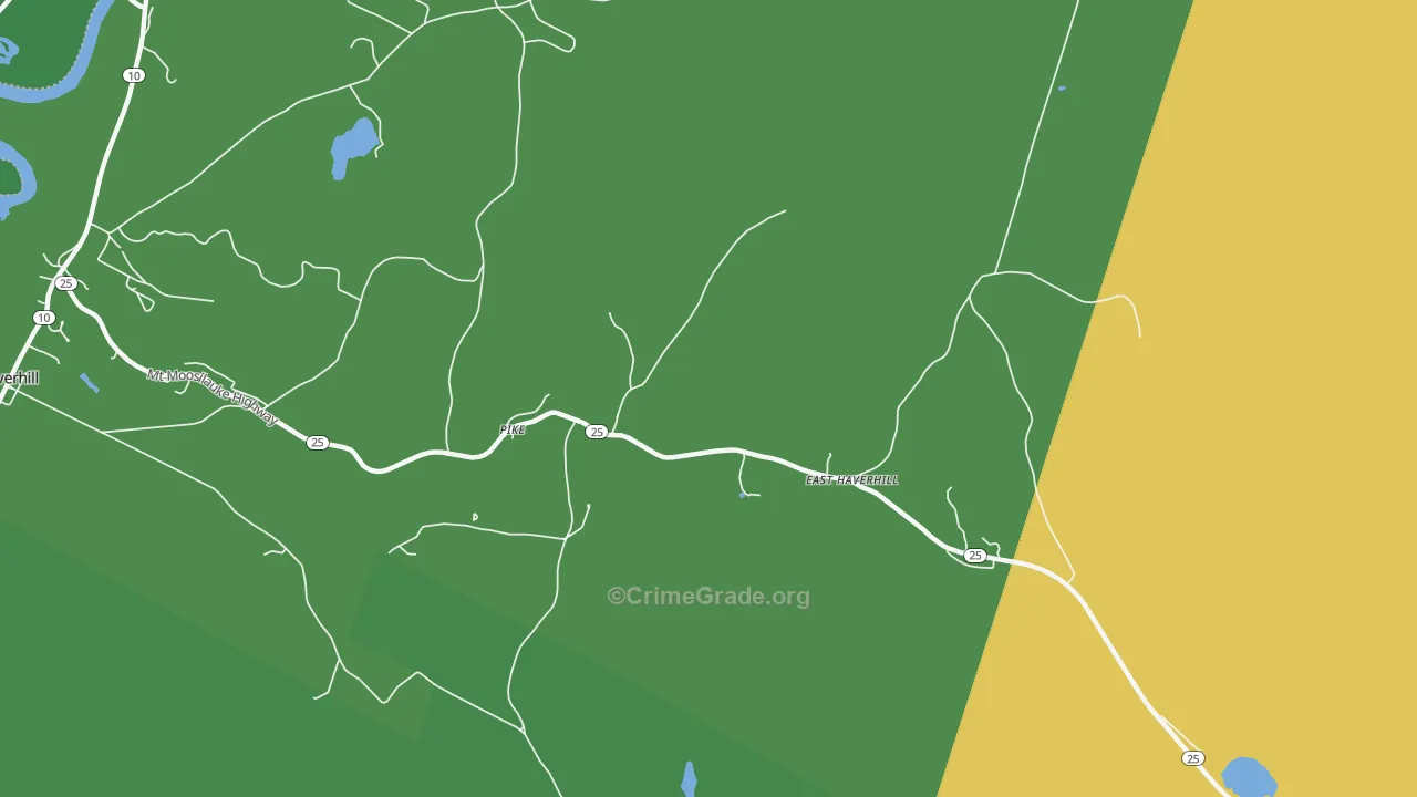 03780, NH Map of Drug-Related Crime Rates