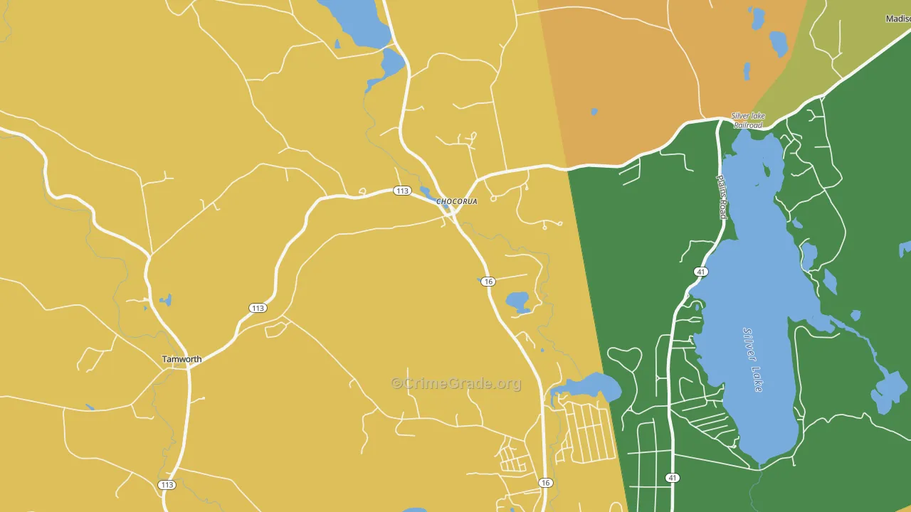 03817, NH Map of Drug-Related Crime Rates